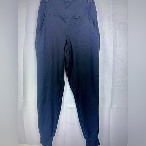 Lulucheri Womens Black High waist Joggers Leggings Yoga Running Size S pockets - Picture 1 of 8